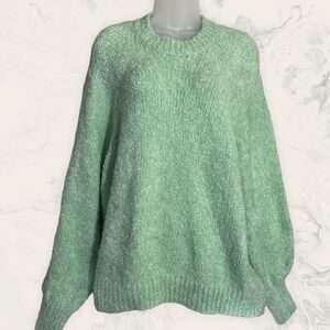 NWT TopShop Crewneck Sweater - Size Small - Acqua green